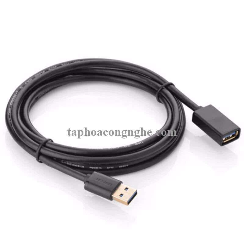Ugreen 30127 3M màu Đen Cáp tín hiệu nối dài USB 3.0 cao cấp US129 30030127